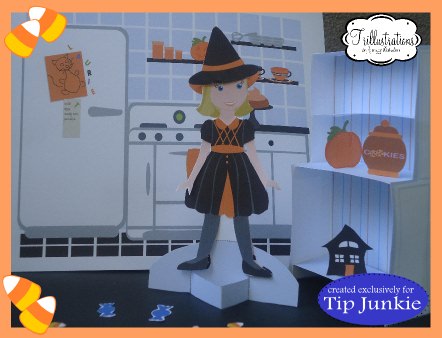 Halloween Paper Doll Set Free Printables Tip Junkie
