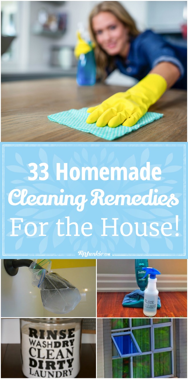 33 Homemade Remedies For Cleaning The House!