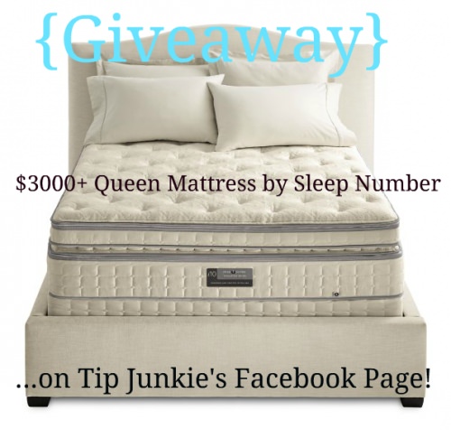 $3000+ Sleep Number Bed giveaway | Tip Junkie