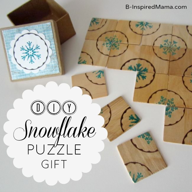 DIY Snowflake Puzzle for PSA Essentials by B-InspiredMama.com 5
