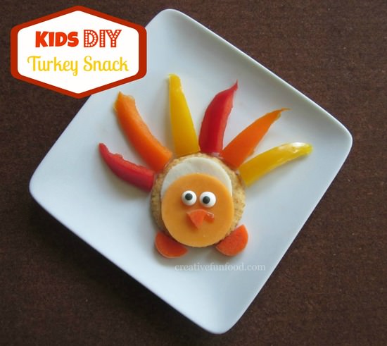 Kids DIY Turkey Snack