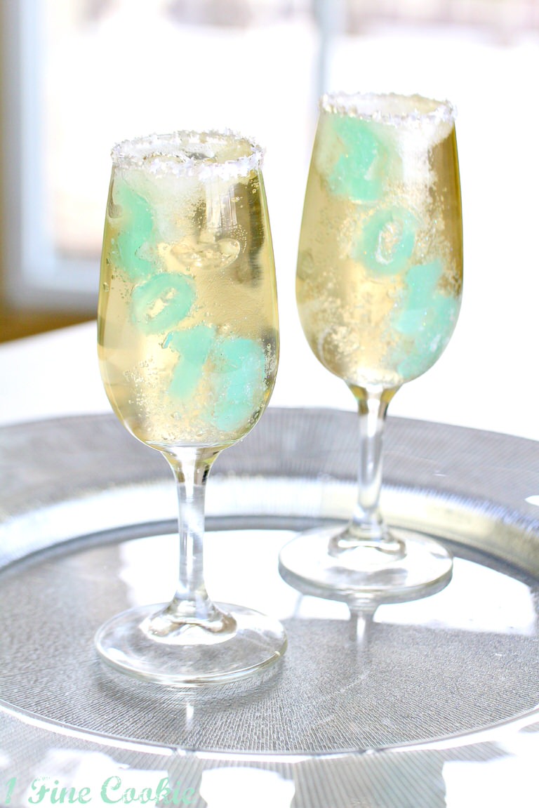 Champagne Jello Shots by 1 Fine Cookie 2font