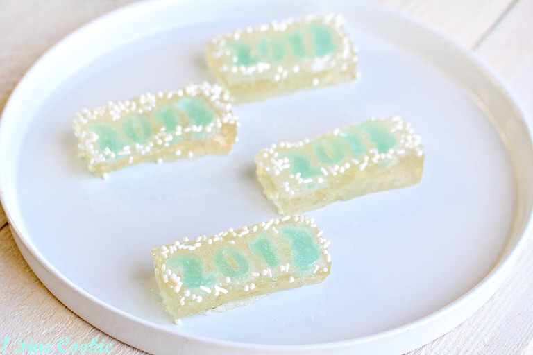 Champagne Jello Shots by 1 Fine Cookie 4font