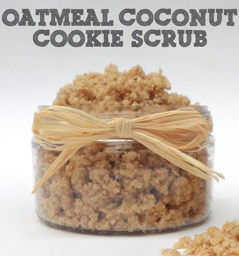 Oatmeal Coconut Cookie Scrub6