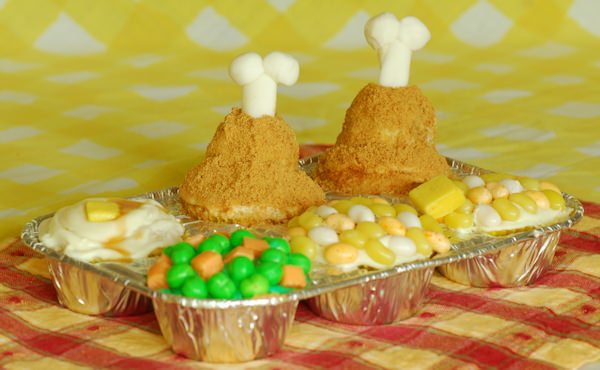 TV Dinner Cupcakes