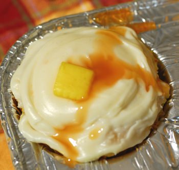 mashed potatoes cupcake