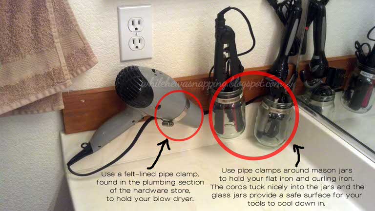 Hair Styling Tools Storage Tip Junkie