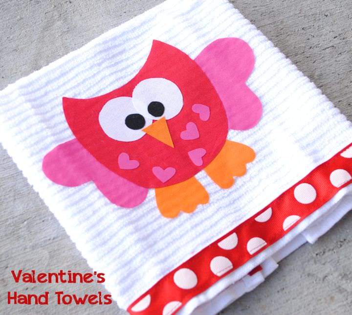 Valentineshandtowels