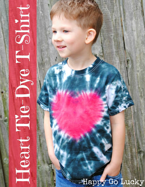 heart tie-dye shirt