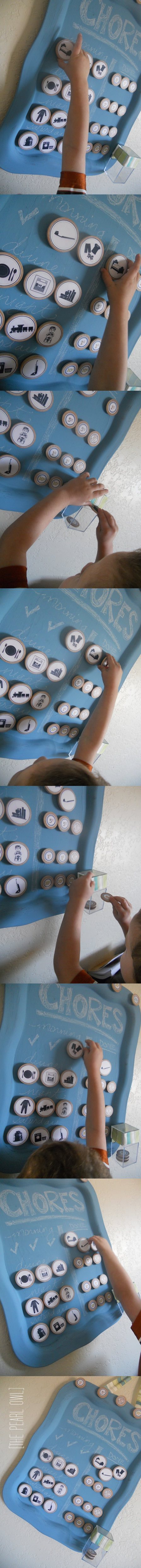 Chore Chart in Use