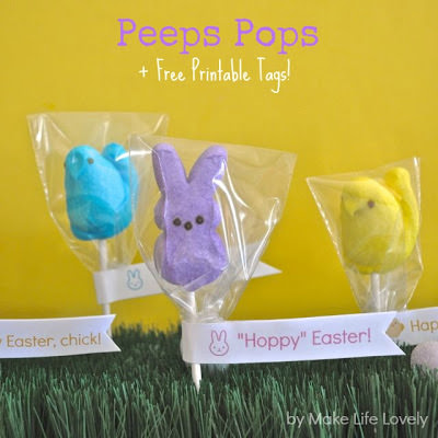 Peeps Pops 3, Peeps on a Stick, by Make Life Lovely