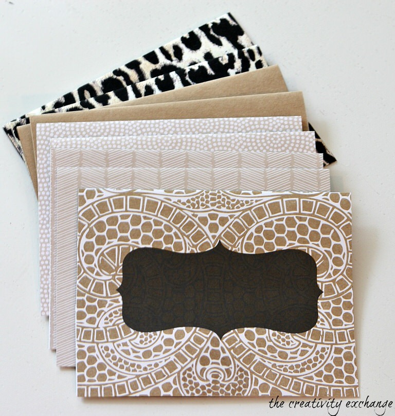 Free printable chalkboard note cards and tags
