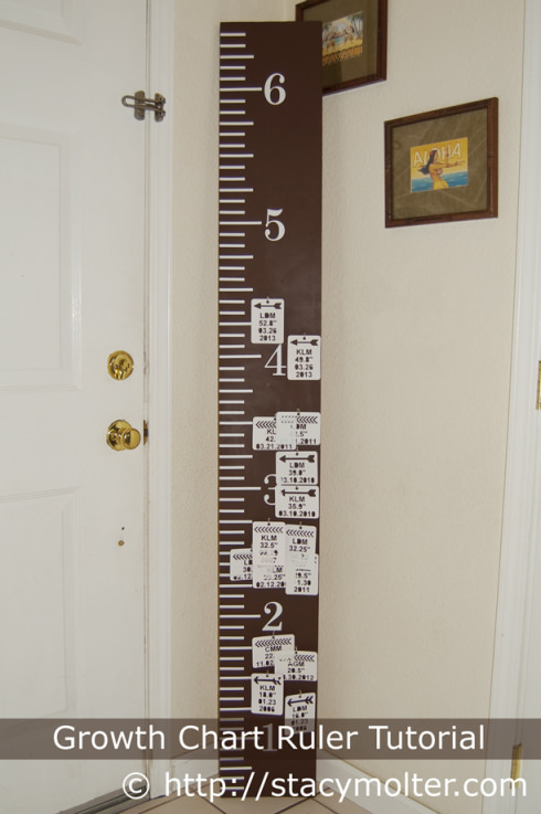 Personalized Growth Chart Ruler Tutorial With Project Life Journal Growth Chart Ruler Tutorial Vert