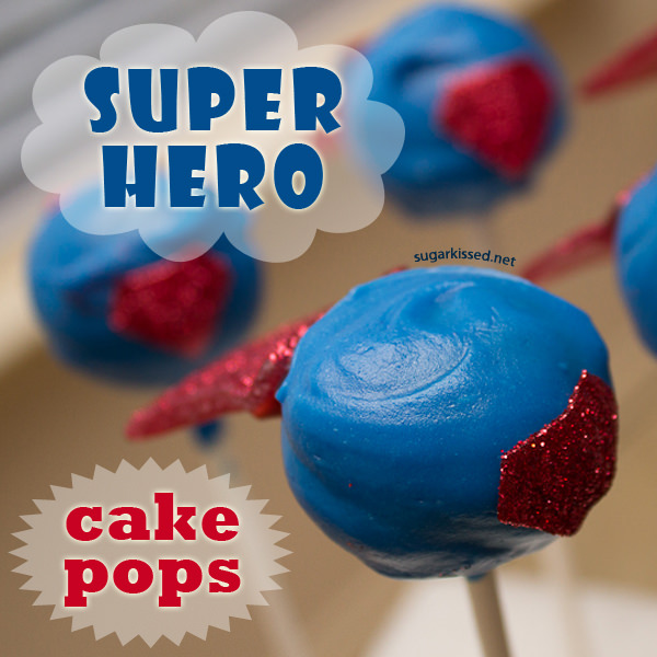 Super Hero Cake Pops 13