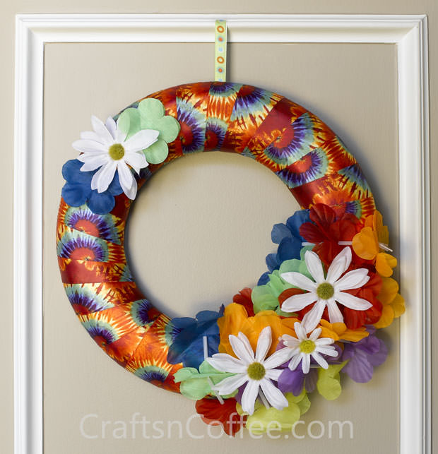 TieDyeWreath