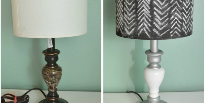 Thrift Store Lamp Revamp