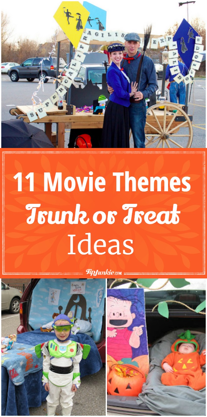 11 Trunk or treat ideas featuring movie themes. Kids are going to love these!
