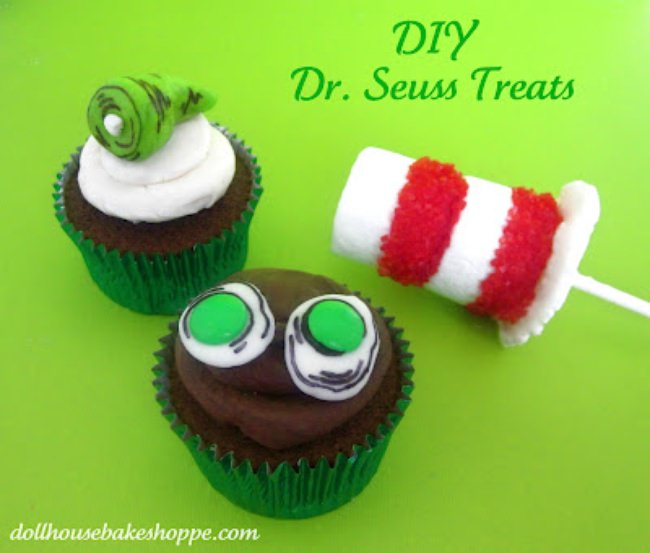 Dr Seuss Green Eggs And Ham Cupcakes