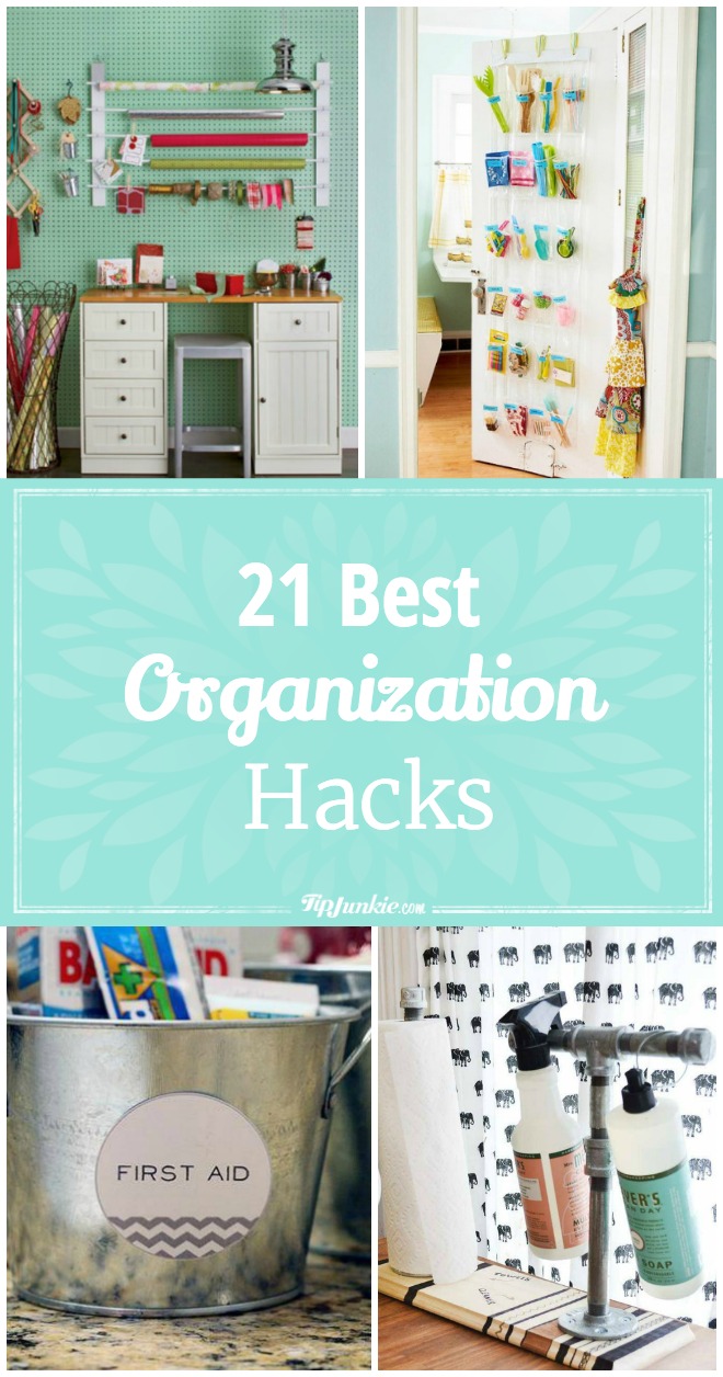 21 Easy organization hacks to organize your home so you can cut the clutter!