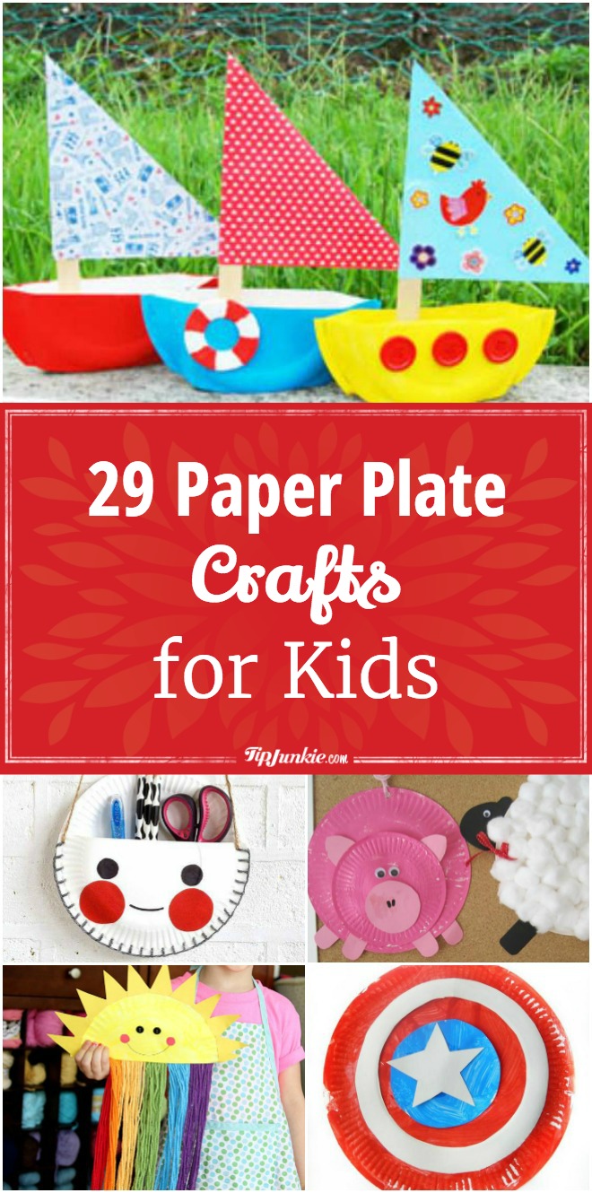 30 Paper plate crafts for kids that are so easy & fun!