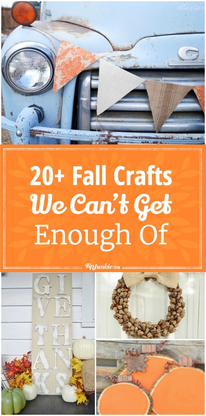 Over 20 Fall diy crafts that we can’t get enough of to beautifully decorate your home!
