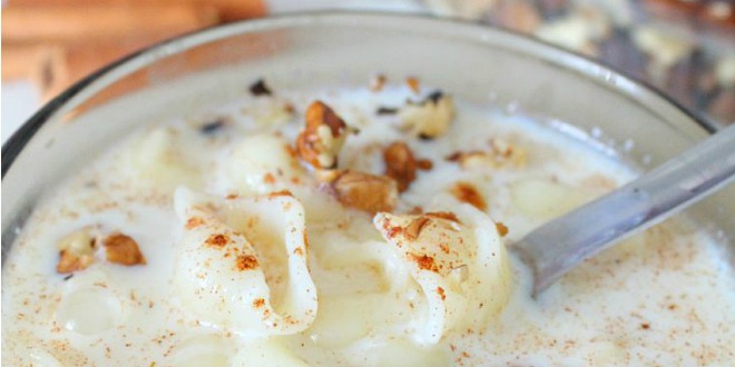 Milk Soup with Pasta
