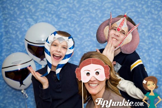Clone Wars Star Wars Masks Birthday Photo Booth