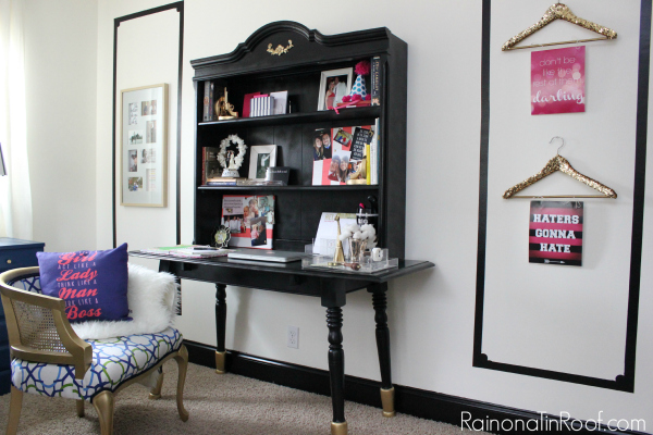 how to build a desk with furniture you already have