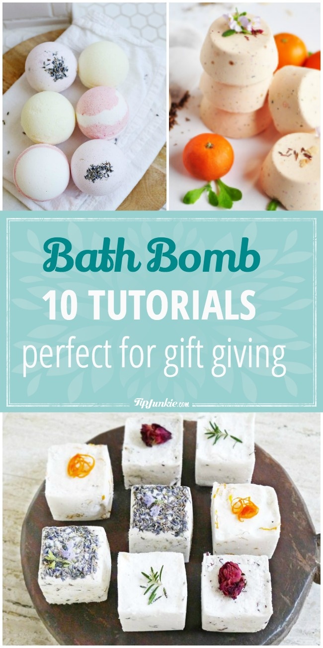 Bath Bomb Tutorials Perfect for Gift Giving