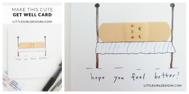 Homemade Get Well Card Technique