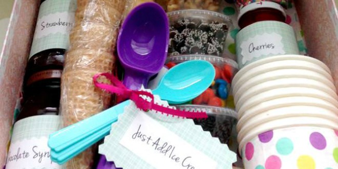 ice cream sundae gift