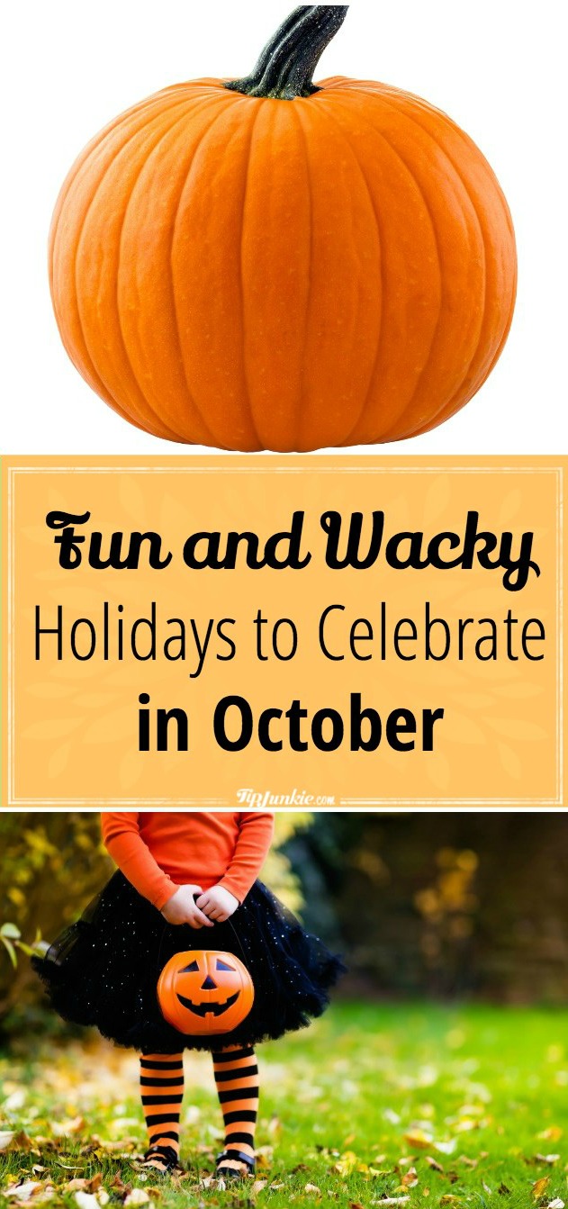 Join me in celebrating these fun and wacky Holidays in October! Free calendar to keep track!