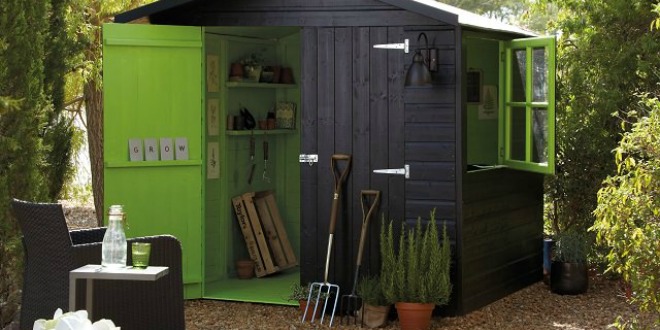 How To Build A DIY Garden Shed to Store Your Tools | Tip Junkie