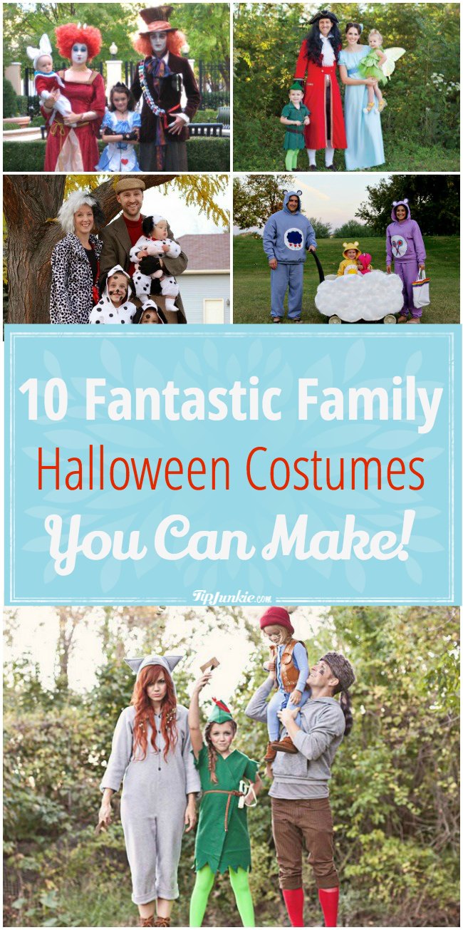 10 Fantastic Family Halloween Costumes You Can Make! | Tip Junkie