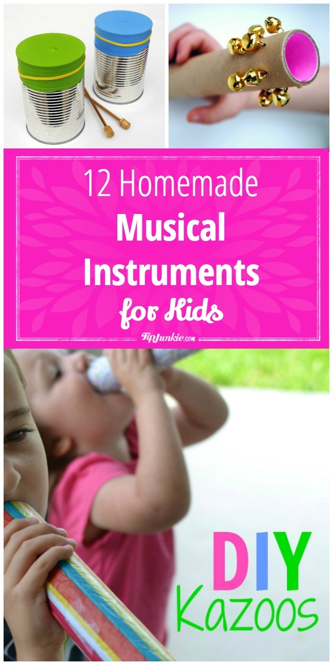 Homemade Musical Instruments for Kids