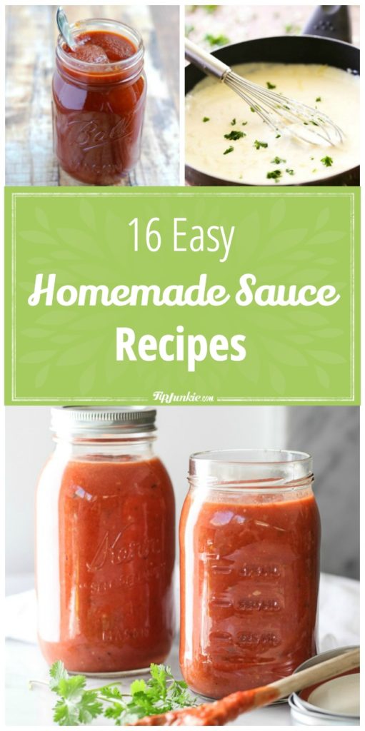 Easy Homemade Sauce Recipes