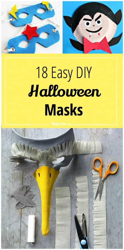 Easy DIY Halloween Masks that your kids will adore.