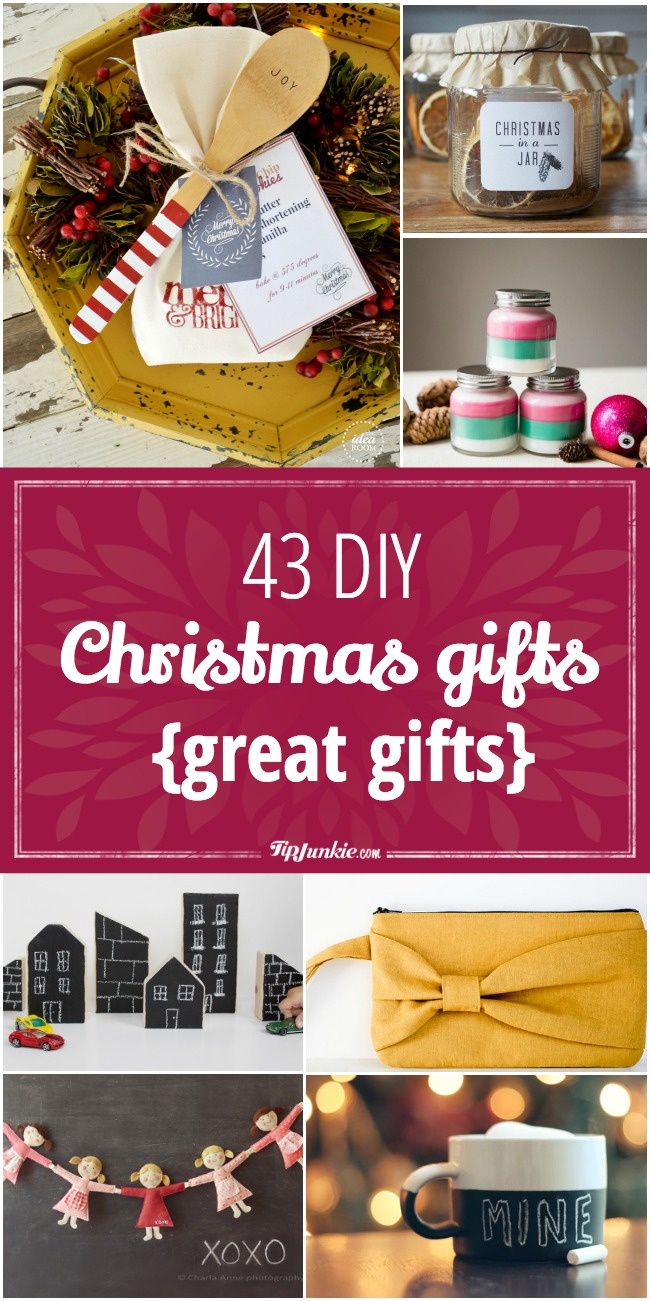 43 DIY Christmas Gifts {great gifts}!