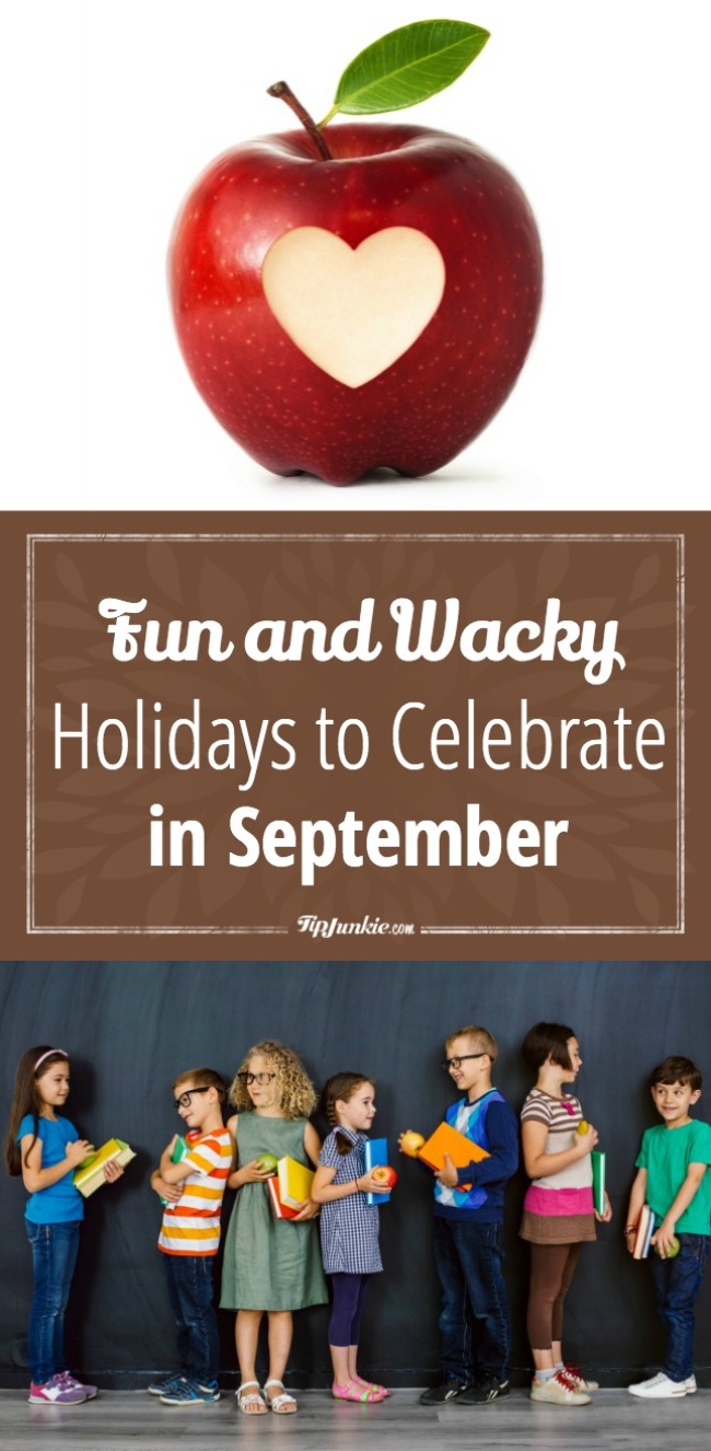 Join me in celebrating these fun and wacky Holidays in September! Print out the free calendar to keep track!