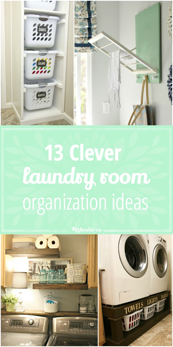 13 Clever Laundry Room Organization Ideas