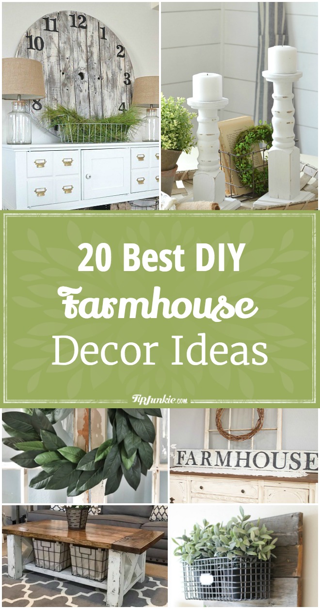 20 Best DIY Farmhouse Decor Ideas