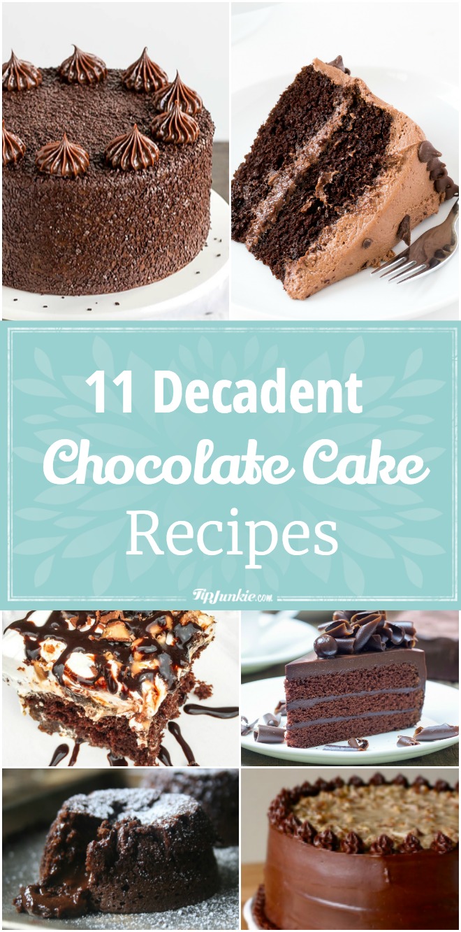 11 Decadent Chocolate Cake Recipes