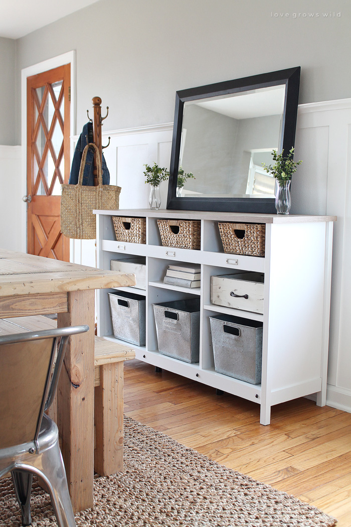 13 Diy Entryway Organization Ideas Tip Junkie Multi Purpose Entryway Storage