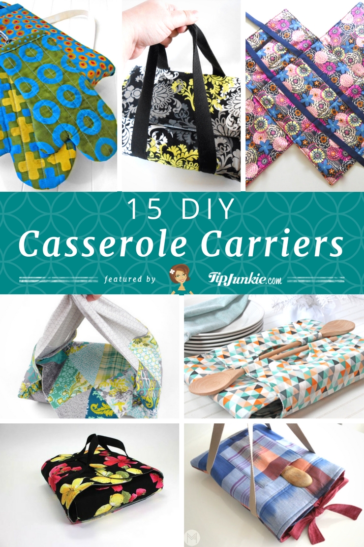 15 DIY Casserole Carriers