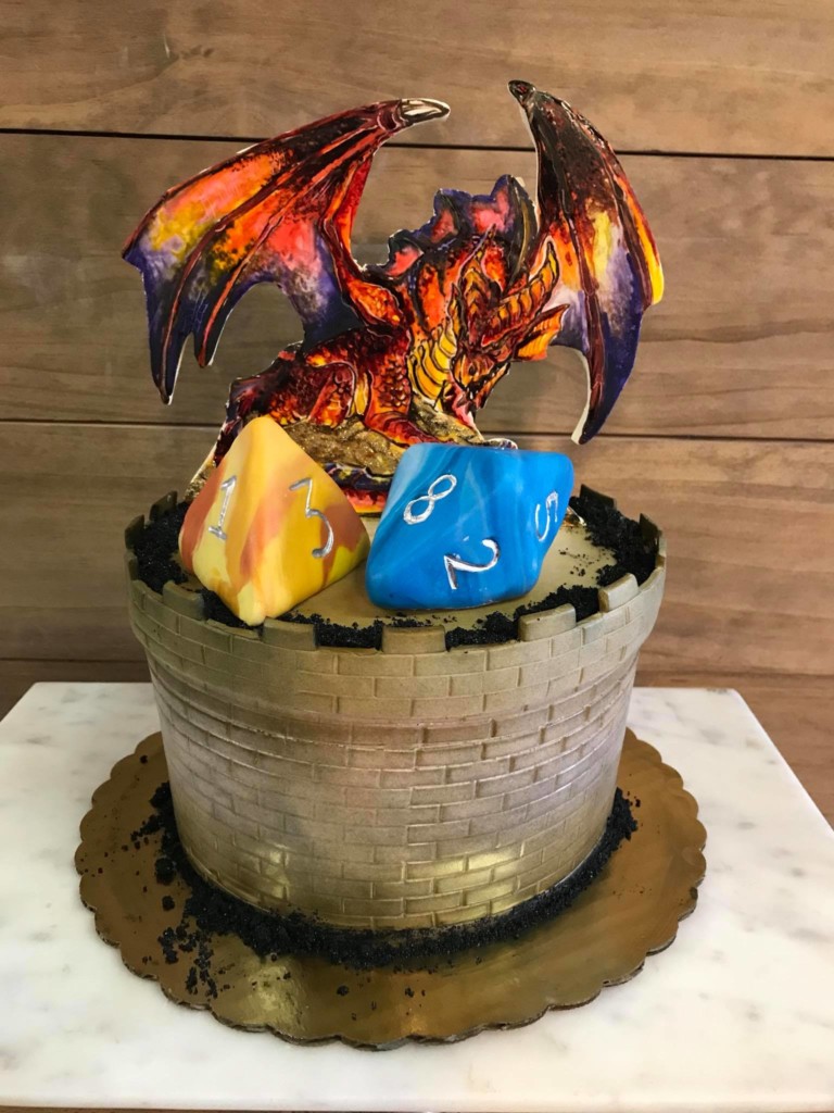 Dungeons and dragons cake mold information