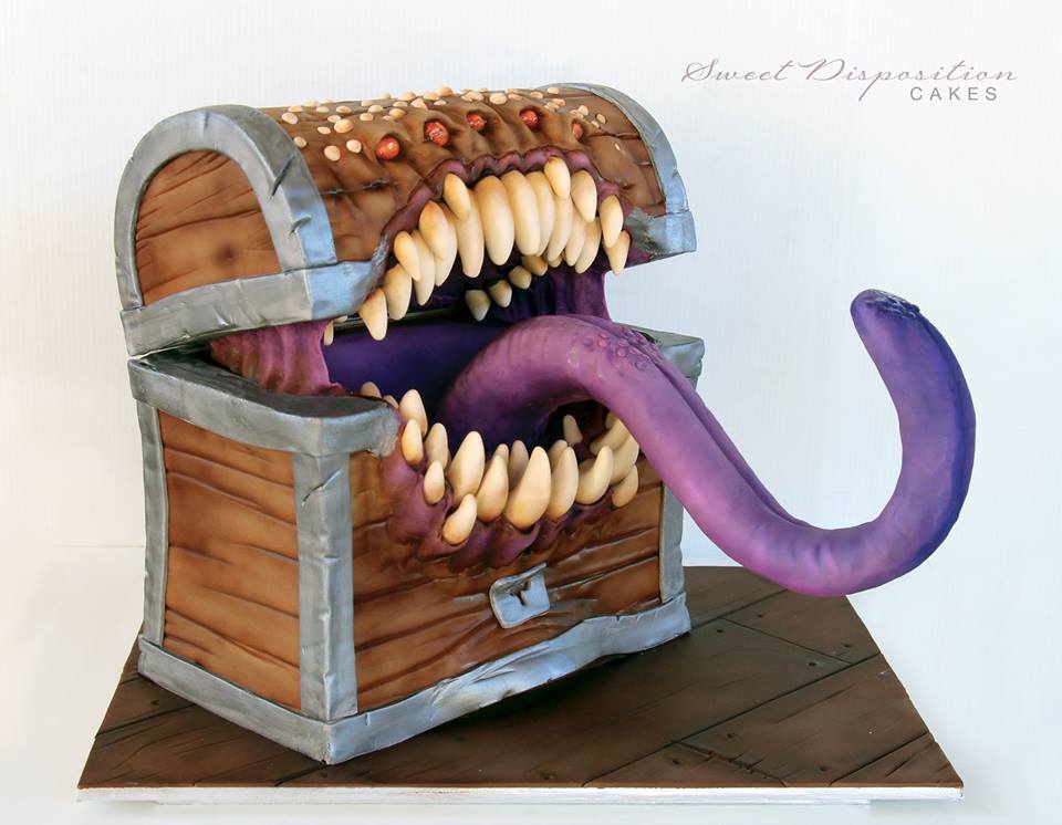 Mimic Cake Dungeons and Dragons