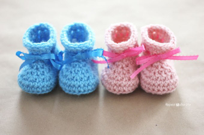 Baby Booties Crochet Pattern