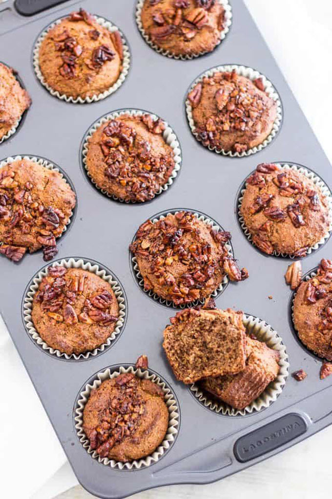 Buttered Pecan Pie Muffins