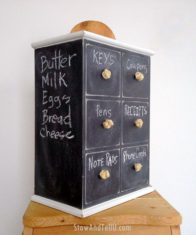 Chalkboard Paint Drawer