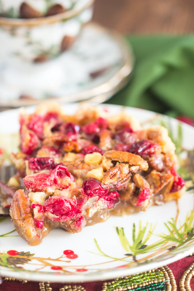 Cranberry Pecan Pie